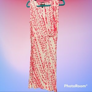 Dana Buchanan pink wrap dress